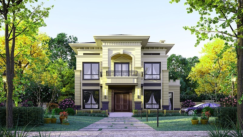 兴安中式合院住宅，开放庭院与邻里乡亲更亲近